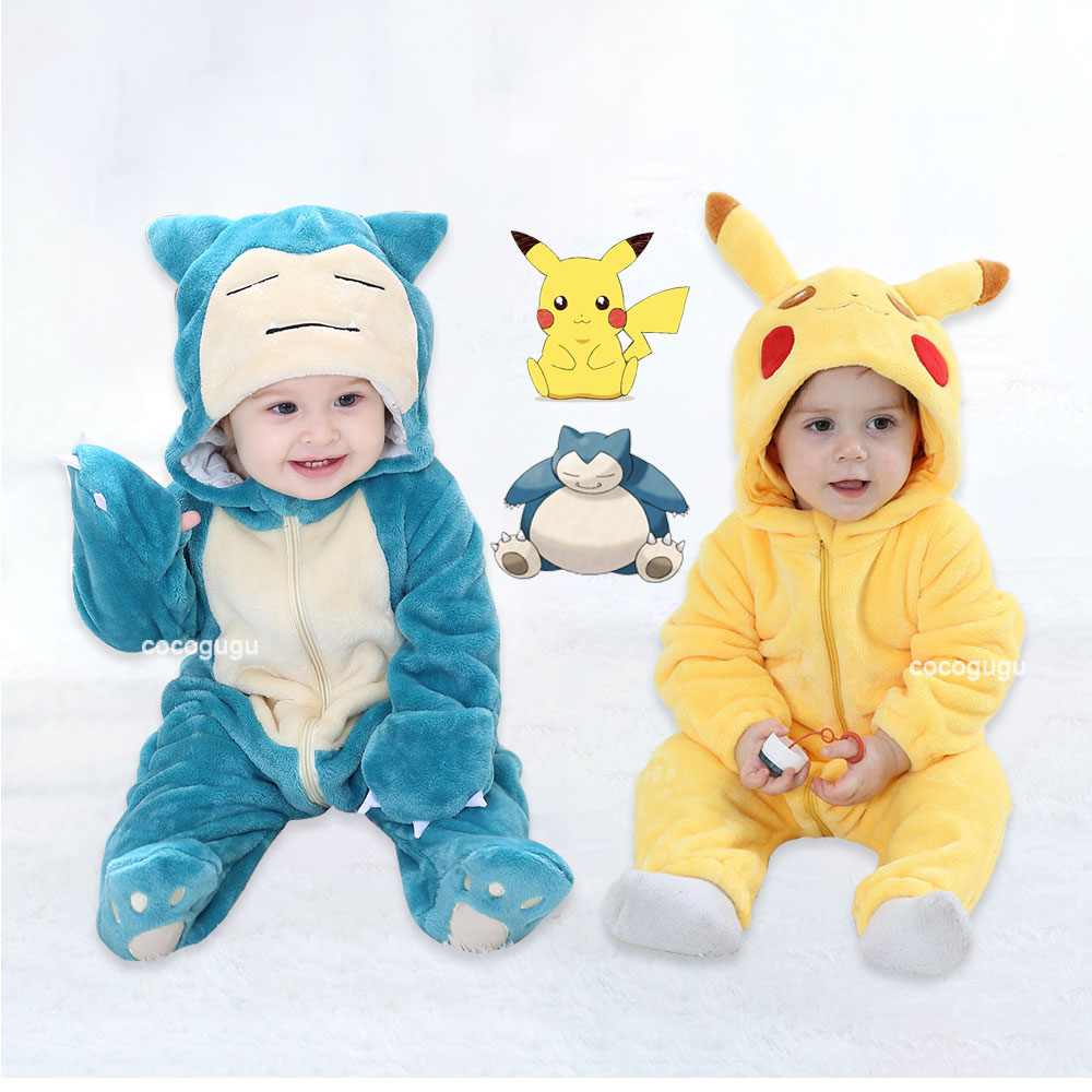 Baby Clothing For Boys - Pokemon Kostüm 0-5 Y Bebek Snorlax