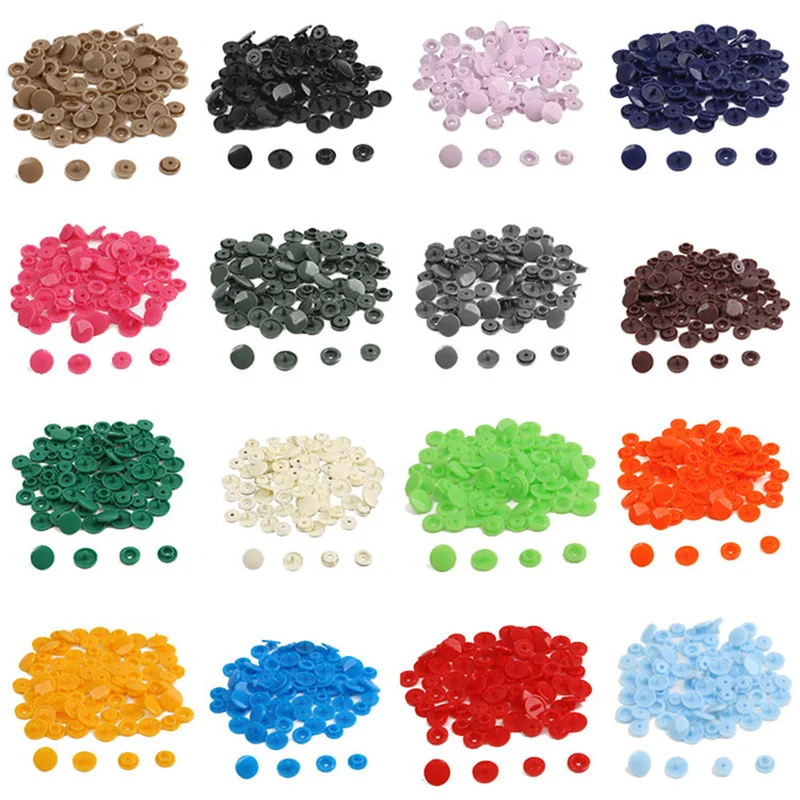 Baby Clothing Used - T5 Plastik Yapış Düğmeler Reçine Toka