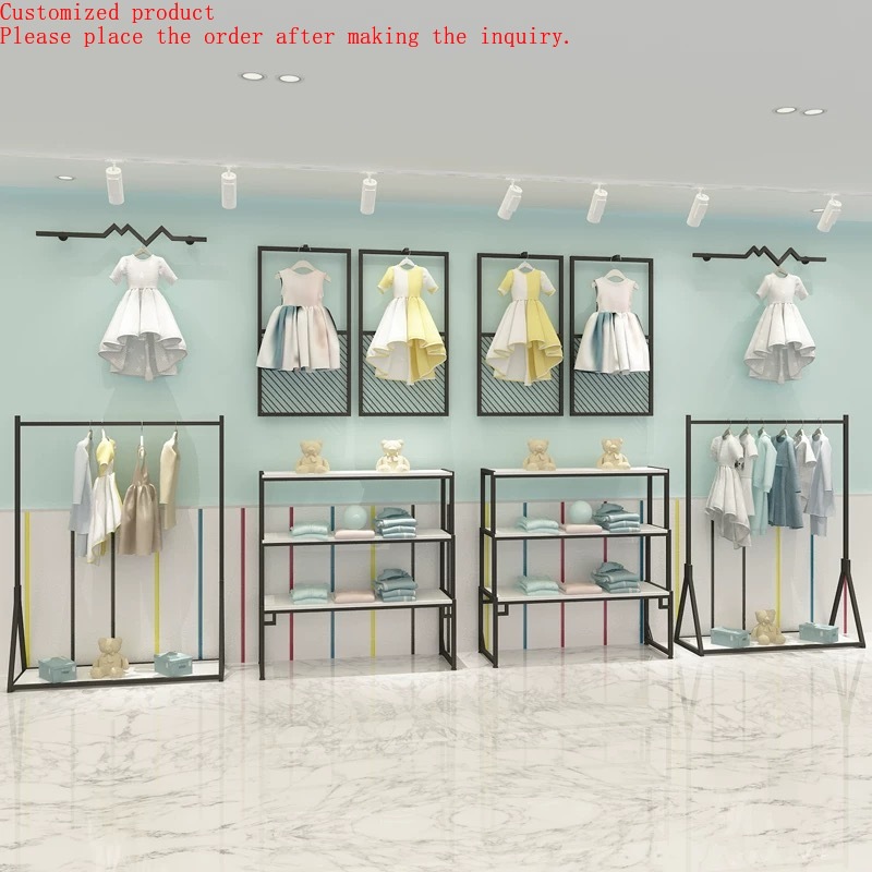 Baby Clothing Rack - Çocuk Giyim Mağazası Mobilyaları Bebek Giyim