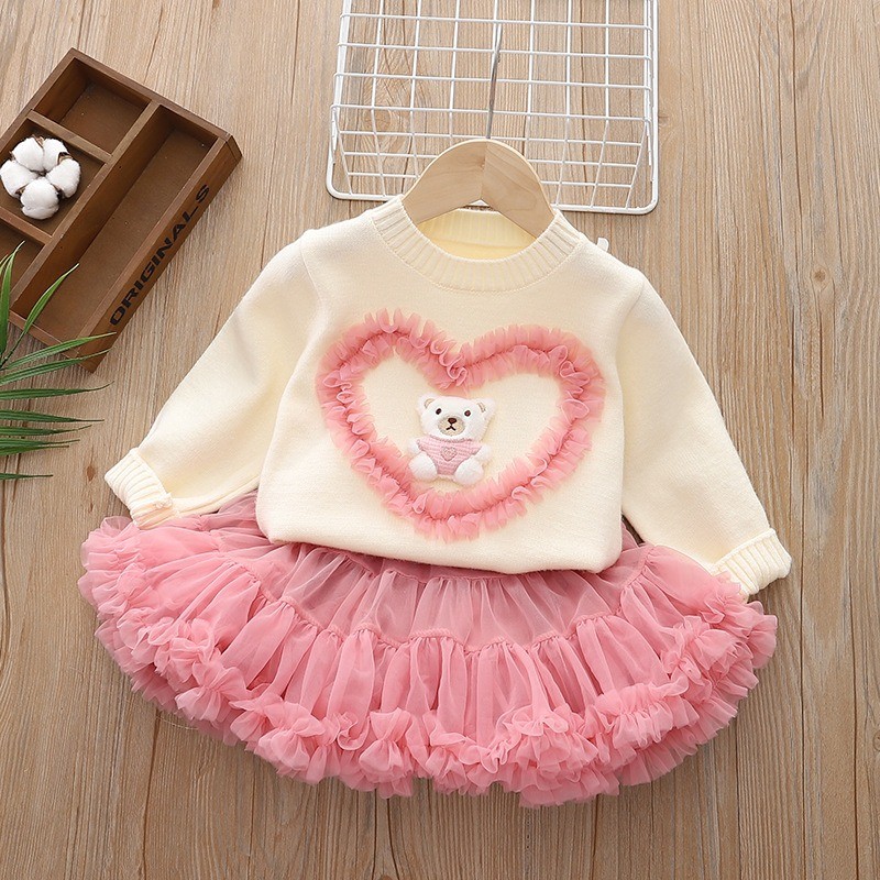 Baby Clothing Jumpers - Kızın Jumper seti sonbahar ve kış