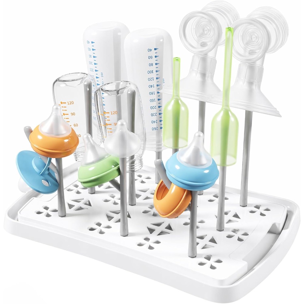 Baby Clothing Rack - Bebek Biberon Kurutma Rafı, Tepsili Taşınabilir