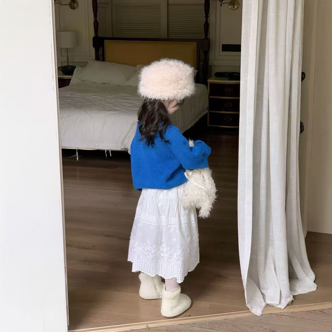 Baby Clothing Jumpers - İlkbahar Sonbahar Bebek Kız Örme Kazak