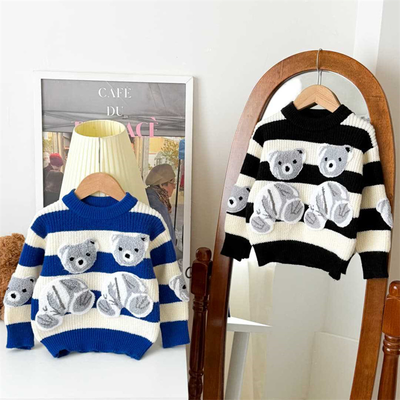 Baby Clothing Jumpers - Çocuk Sıcak Kazak Erkek Kız Kış