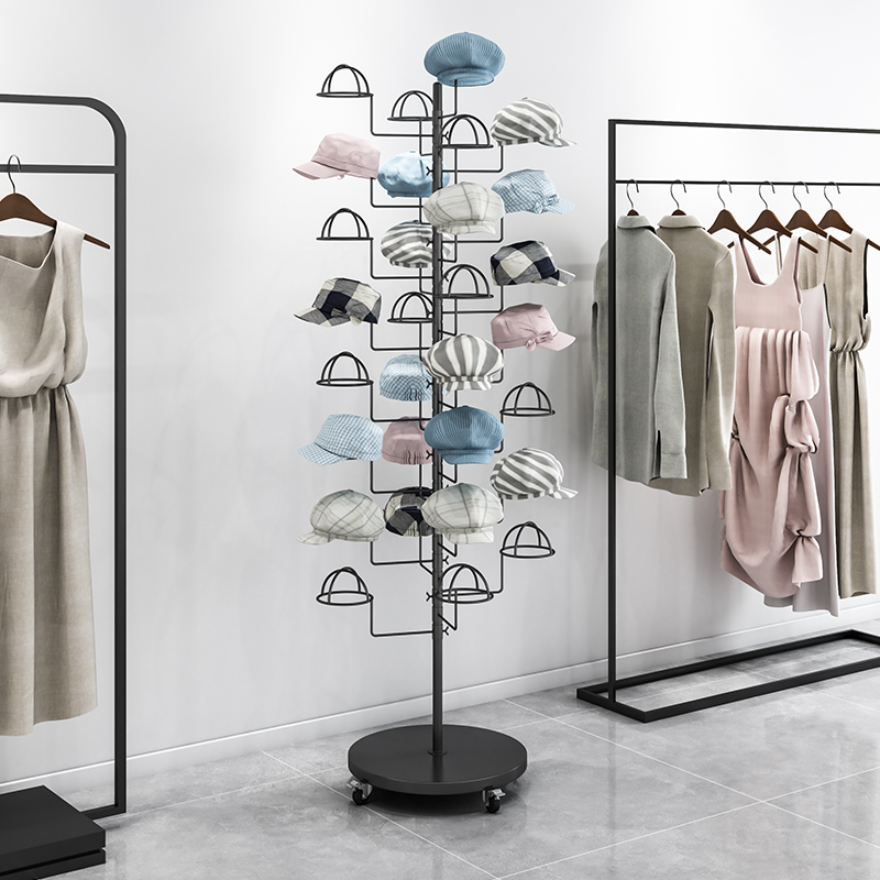 Baby Clothing Rack - Şapka teşhir standı Yerden tavana kadın