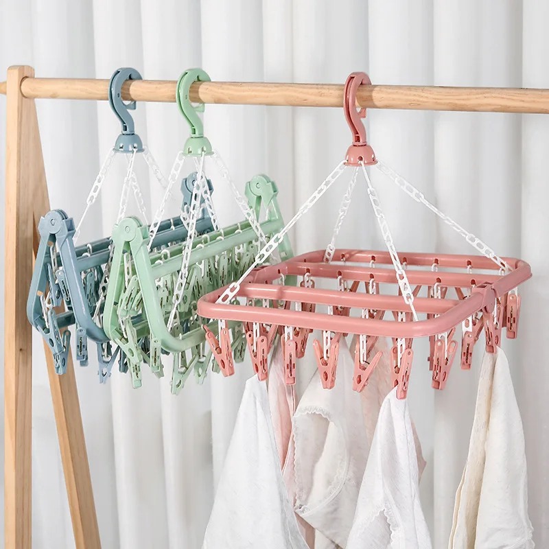 32 Klipsli Elbise Kurutma Askı - Baby Clothing Rack incelemesi ve fiyatı
