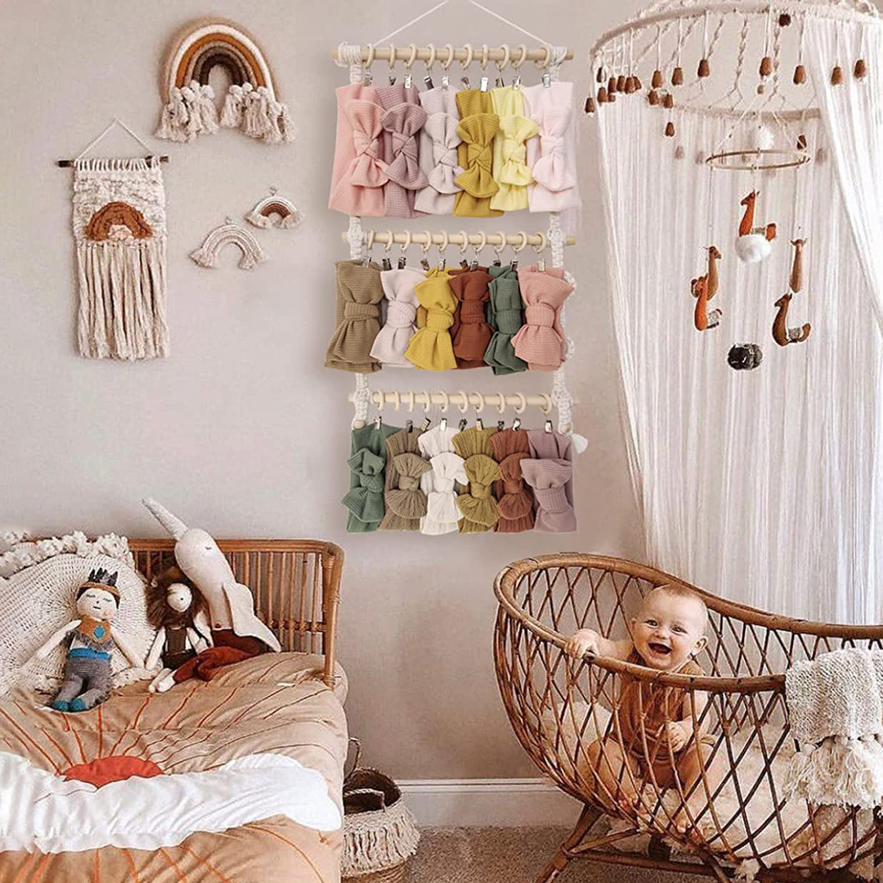 Makrome Duvar Asılı Boho Kafa  - Baby Clothing Hangers incelemesi ve fiyatı