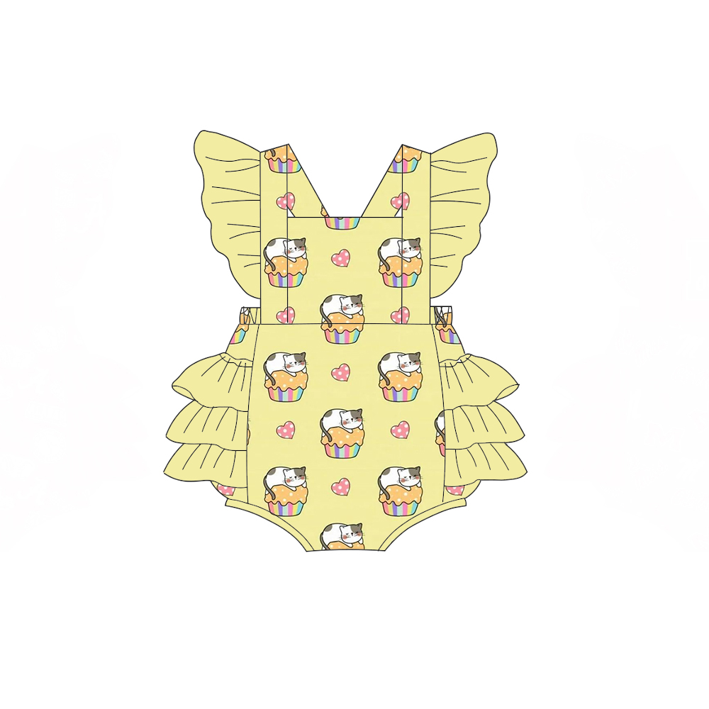 Üç katmanlı fırfırlı, meyve ve - Baby Clothing Made In Usa incelemesi ve fiyatı
